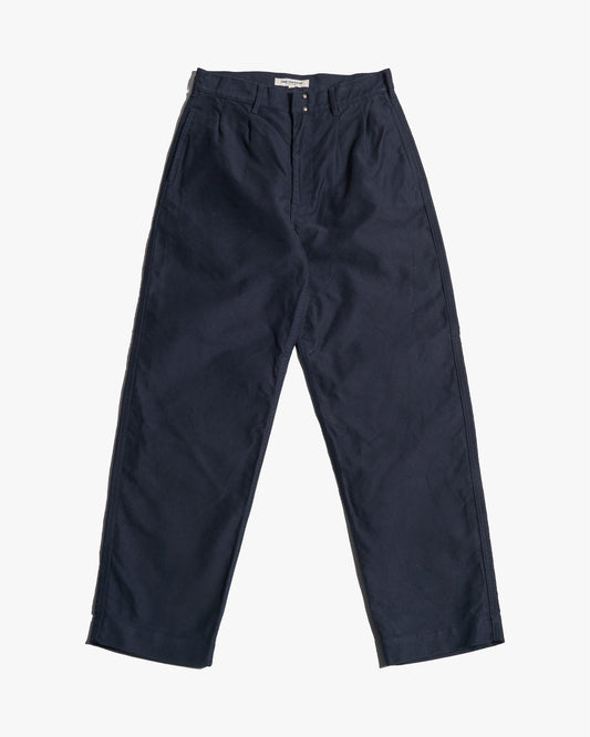 FOB Factory F0543 Heavy Moleskin Regular Fit Trousers - Navy