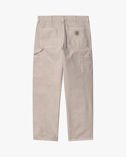 Carhartt WIP Single Knee Pant Relaxed Fit Canvas Trousers - Dusky Beige Stone Canvas