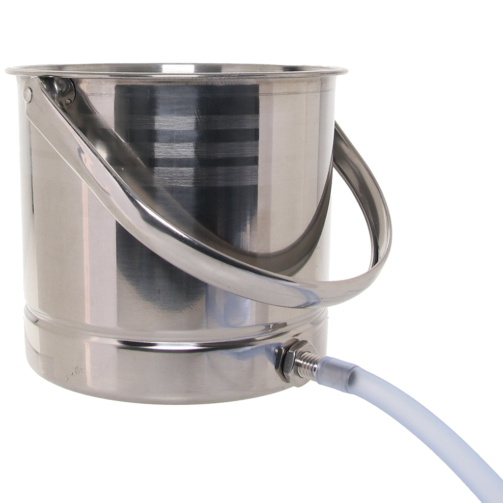 Aqua Clean 8 Piece Stainless Steel Bucket Set