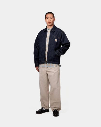 Carhartt WIP Single Knee Pant Relaxed Fit Canvas Trousers - Dusky Beige Stone Canvas